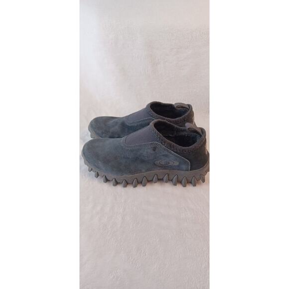 Mens Salomon Shoes Contagrip CX Slip-On Winter Black Suede Sz 7 EU 38 2/3 VTG - Picture 5 of 8